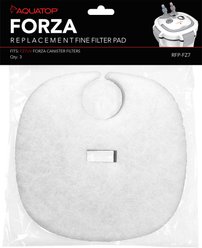 Aquatop Forza FZ7 Replacement Filter Pads, White, 3 count