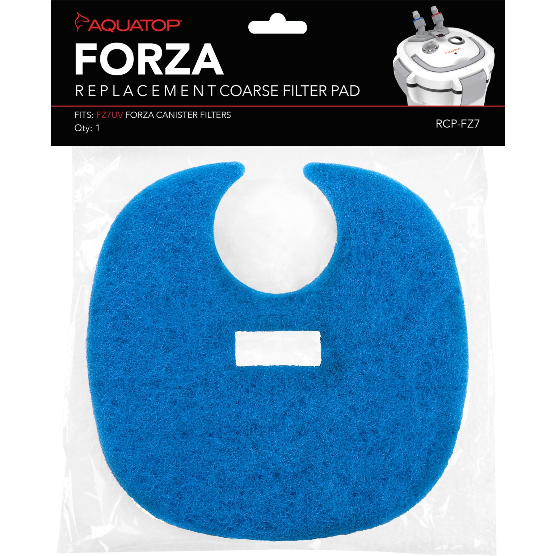 Aquatop Forza FZ7 Replacement Coarse Filter Pad, Blue