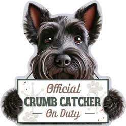 E&S PETS Official Crumb Catcher on Duty Scottish Terrier Funny Magnetic Chip Clip