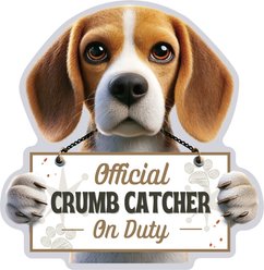E&S PETS Official Crumb Catcher on Duty Beagle Funny Magnetic Chip Clip