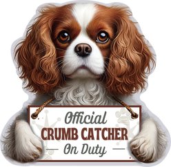 E&S PETS Official Crumb Catcher on Duty Cavalier King Funny Magnetic Chip Clip