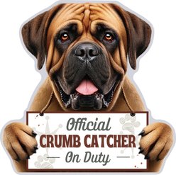 E&S PETS Official Crumb Catcher on Duty Bullmastiff Funny Magnetic Chip Clip