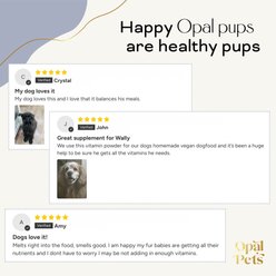 Opal Pets Perfect Powder Supplement for Homemade Dog Food, 11-oz slide 2 of 8