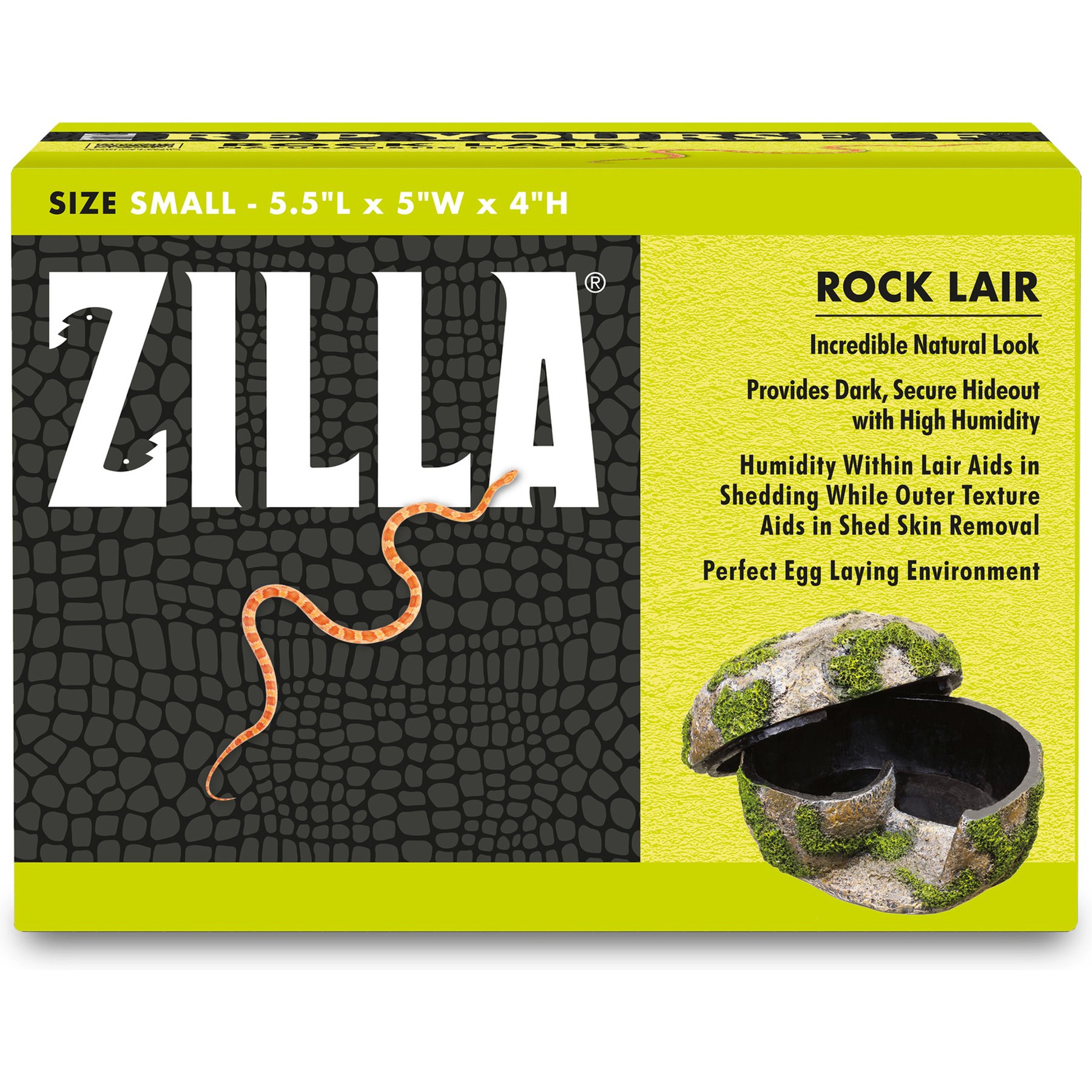 Zilla Naturalistic Rock Lair Hide, Small