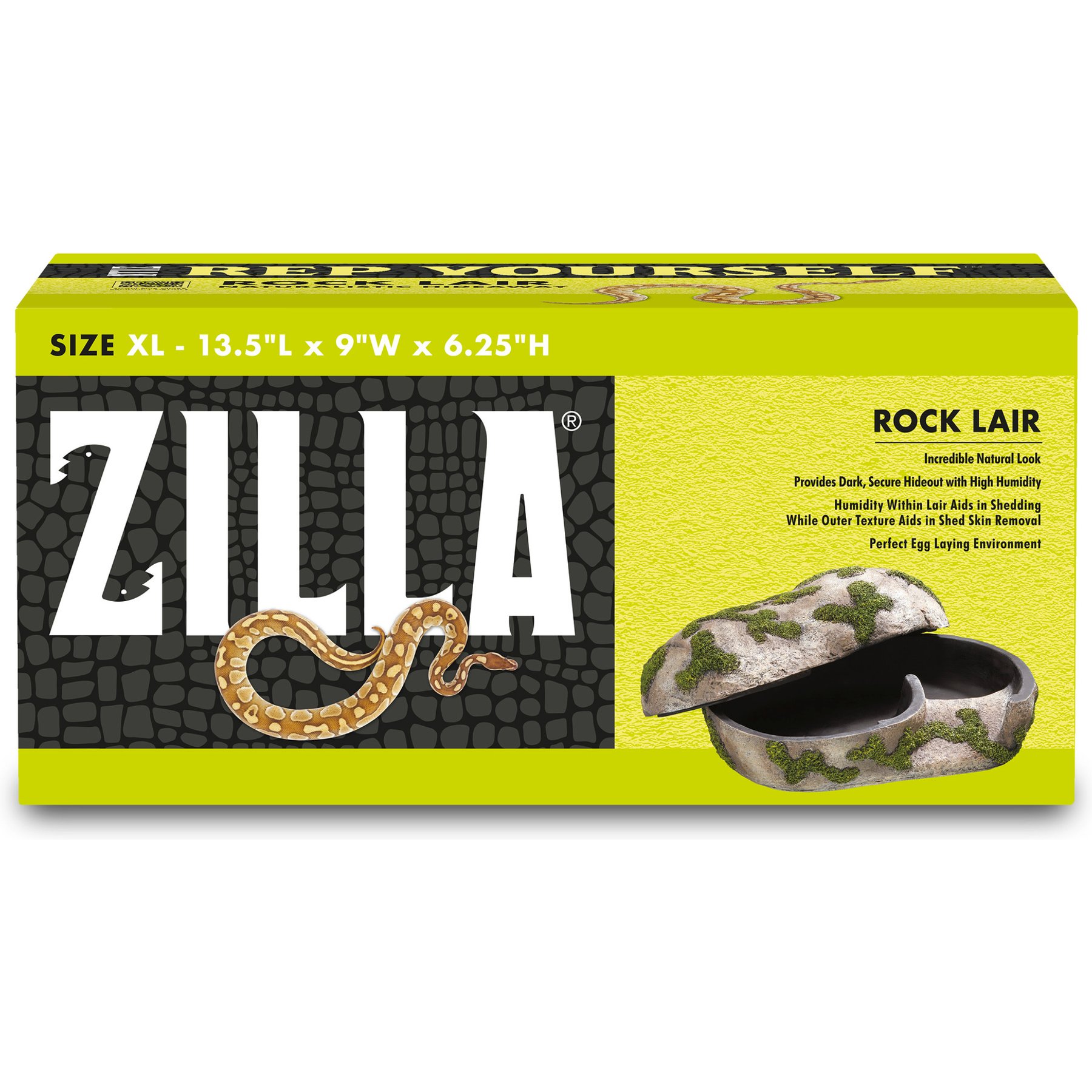 Zilla Naturalistic Rock Lair Hide, X-Large