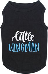 Parisian Pet Little Wingman Embroidered Cool Cotton Dog T-Shirt, XXX-Large