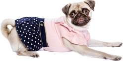Parisian Pet Nautical Lightweight Sea-Themed Outfit Dog Dress, Pink & Navy, XX-Large slide 2 of 4
