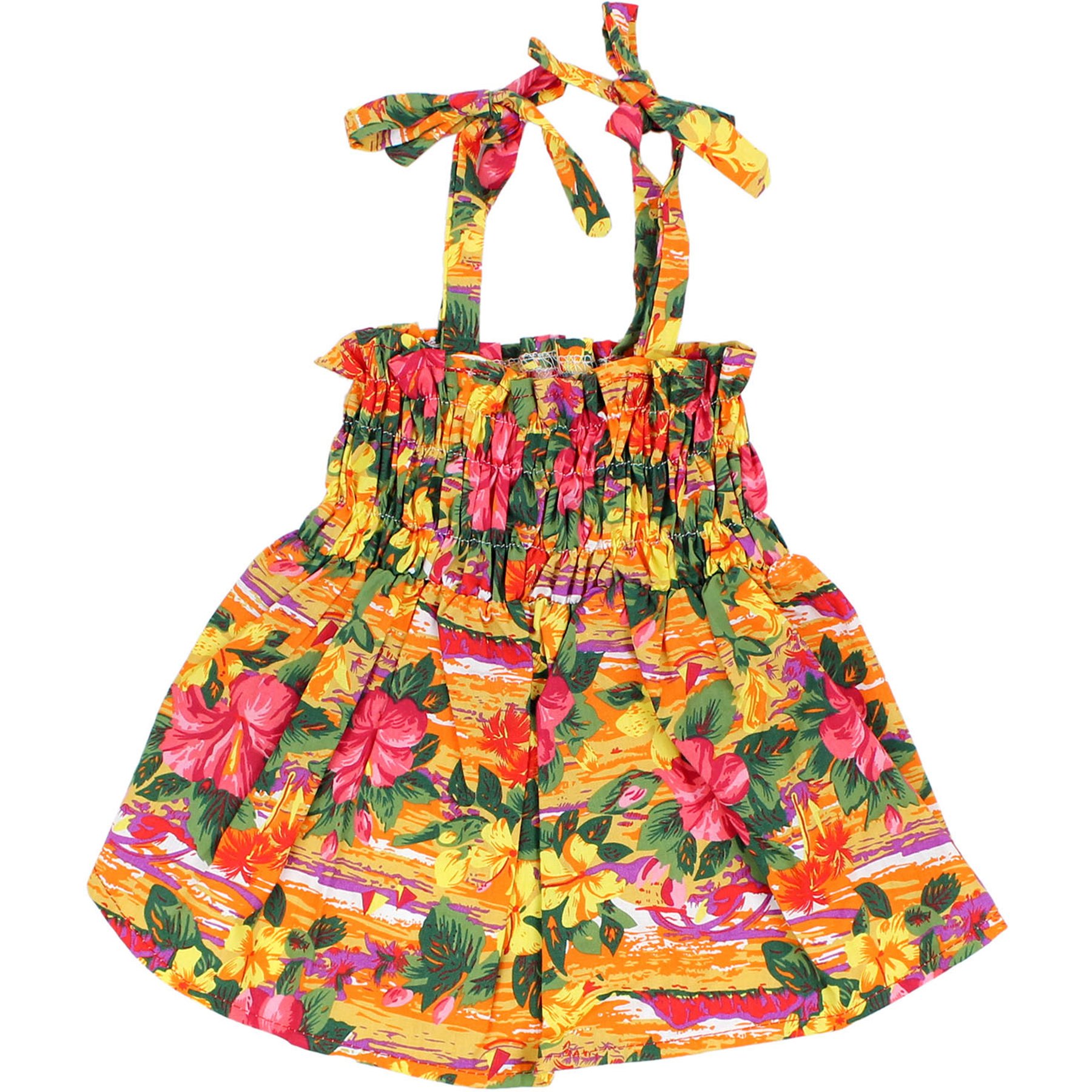 Parisian Pet Hawaiian Dress Floral Tropical Summer Dog & Cat Shirt, XXX-Large