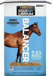 Tribute Equine Nutrition Equi-Librium Balancer Ultra Low NSC Horse Feed, 40-lb bag
