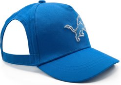 Pets First NFL Detroit Lions Adjustable Cord Dog Cap, Team Color, Small/Medium
