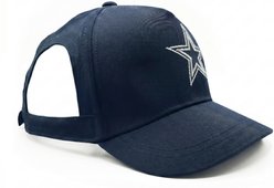 Pets First NFL Dallas Cowboys Adjustable Cord Dog Cap, Team Color, Small/Medium
