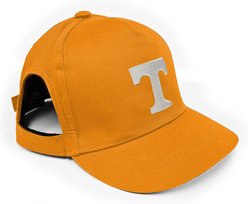 Pets First NCAA Tennessee Adjustable Cord Dog Cap, Team Color, Small/Medium