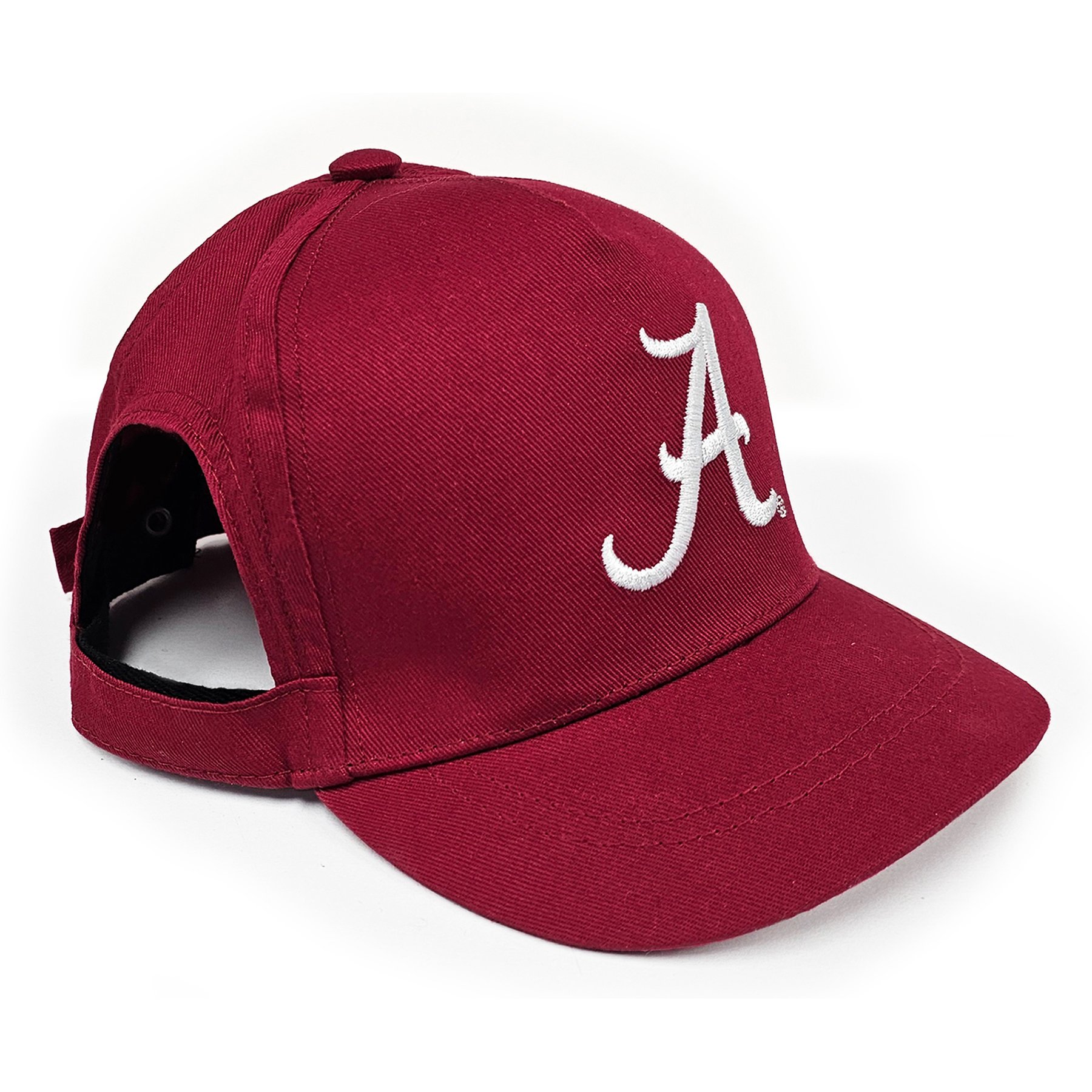Pets First NCAA Alabama Adjustable Cord Dog Cap, Team Color, Large/X-Large