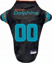 Pets First NFL Miami Dolphins Rivalry Machine Washable Dog Jersey, Team Color, X-Large