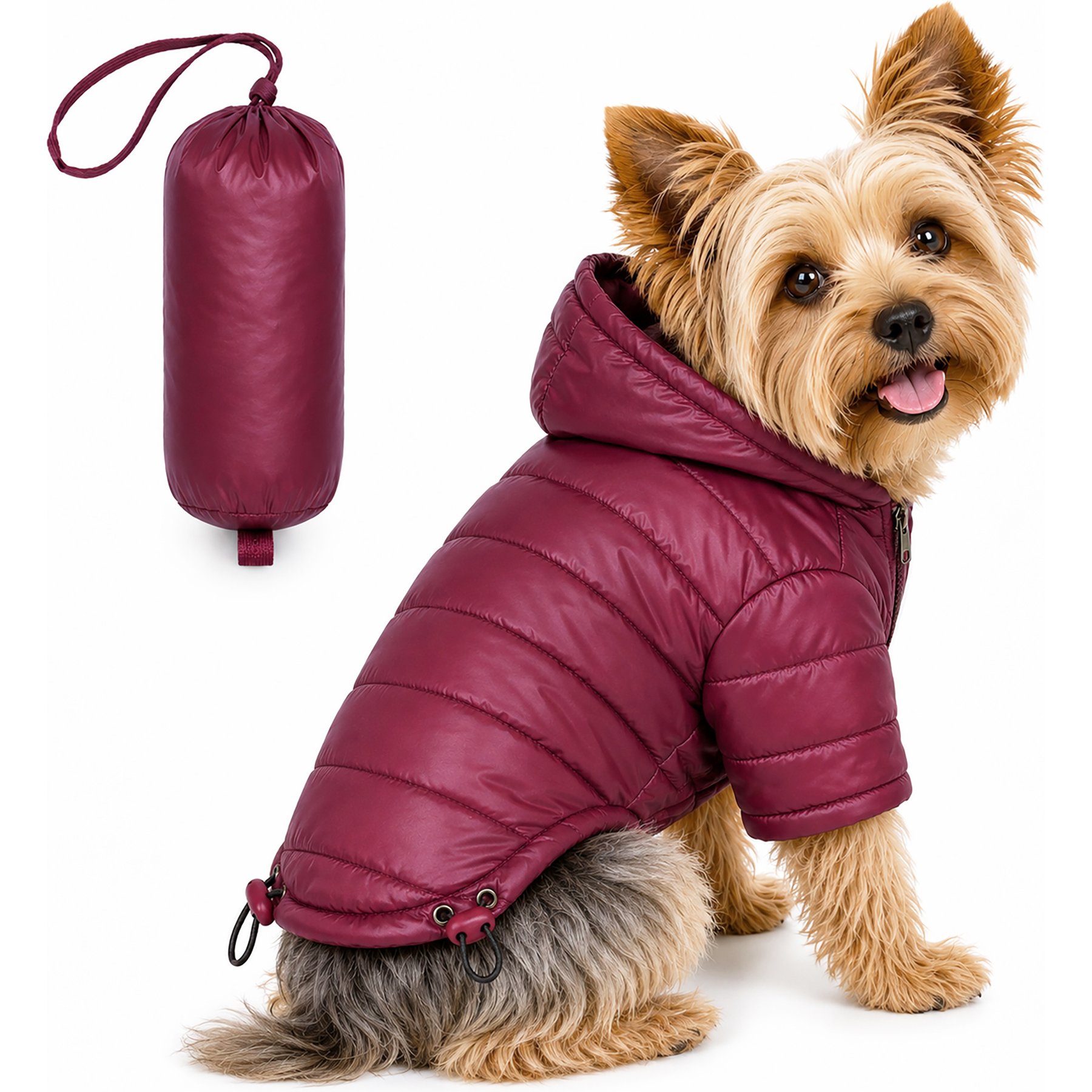 Pet Life Lightweight Sporty Avalanche Dog Coat, Large, Red