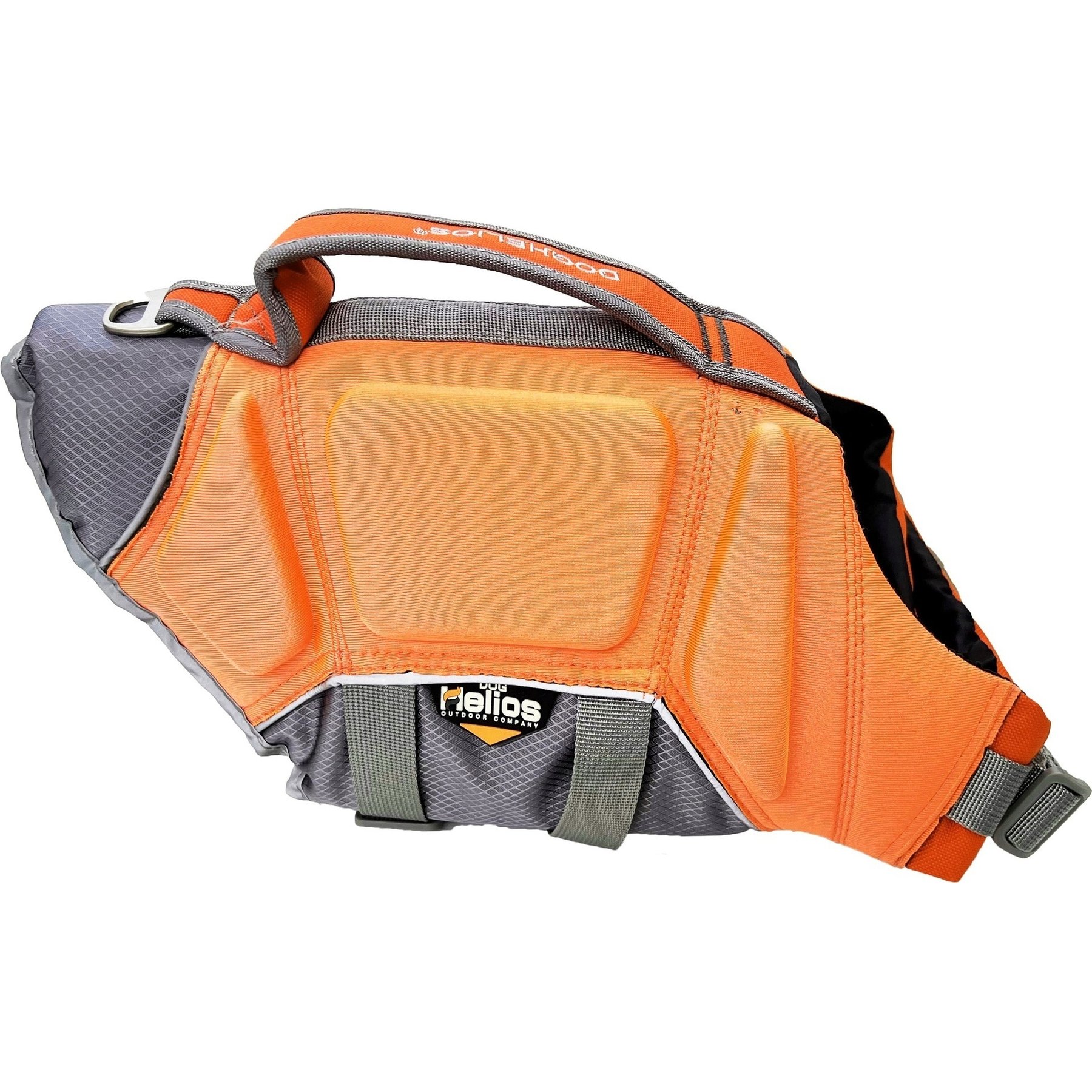 Dog Helios Tidal Guard Reflective Dog Life Jacket, Orange, Medium