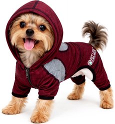 Pet Life Active Fur-Breeze Dog Hoodie, Burgundy, X-Small