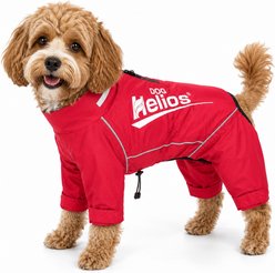 Dog Helios Hurricanine Waterproof & Heat Reflective Full Body Dog Coat Jacket, Sporty Red, X-Large
