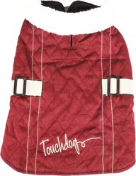 Touchdog Sherpa Designer Dog Coat, Dark Pink, X-Small slide 2 of 7