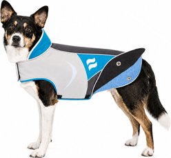 Dog Helios Lotus 2-in-1 Convertible Dog Jacket, Blue, X-Large