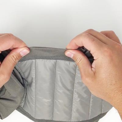 Show full view: Pet Life Apex Lightweight Hybrid 4-Season Stretch & Quick-Dry Dog Coat, Grey, Small slide 6 of 11