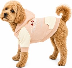 Touchdog Heritage Soft-Cotton Fashion Dog & Cat Hoodie, Pink, Small