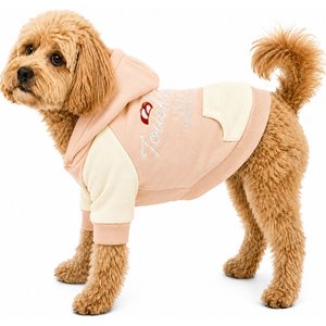 Touchdog Heritage Soft-Cotton Fashion Dog & Cat Hoodie, Pink, Small