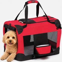 Pet Life Deluxe 360° Vista View House Folding Dog Carrier, Medium