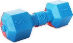 Pet Life Dumbbell Durable Water Floating Chew & Fetch Dog Toy