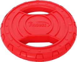 Pet Life Frisbee Durable Chew & Fetch Teether Dog Toy, Red