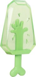 Pet Life Ices Lick & Gnaw Fillable & Freezable Teething Dog Toy, Green