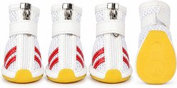Pet Life Flexible Air-Mesh Lightweight Dog Sneakers, 4 count, X-Small