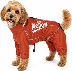 Dog Helios Hurricanine Waterproof & Heat Reflective Full Body Dog Coat Jacket, Tangerine, X-Large