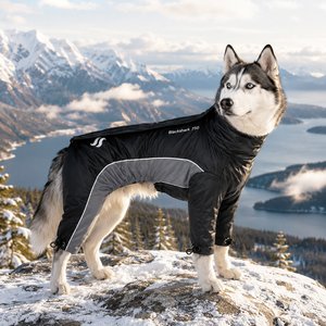 Dog Helios Blizzard Full-Bodied Reflective Dog Jacket, Black, X-Large