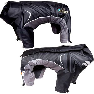 Dog Helios Blizzard Full-Bodied Reflective Dog Jacket, Black, X-Large
