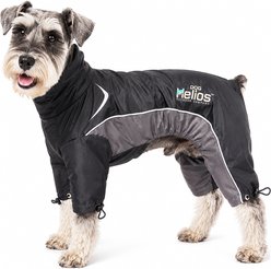 Dog Helios Blizzard Full-Bodied Reflective Dog Jacket, X-Small, Black
