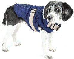 Touchdog Sherpa Designer Dog Coat, Royal Blue, Medium