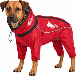 Dog Helios Weather King Full Body Dog Jacket, Red, Large