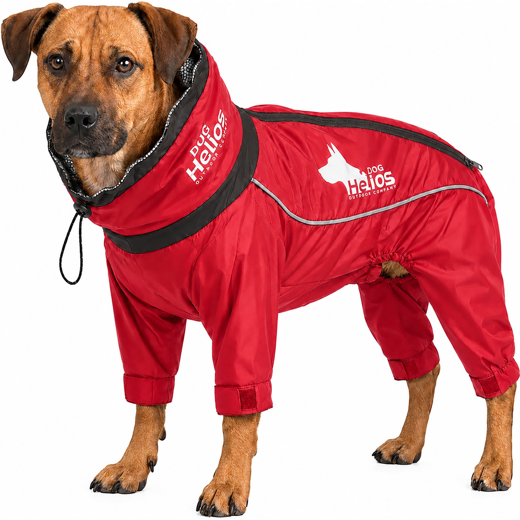 Dog Helios Weather King Full Body Dog Jacket, Red, Medium