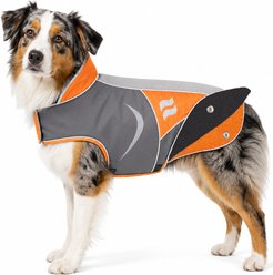 Dog Helios Lotus 2-in-1 Convertible Dog Jacket, Orange, X-Large