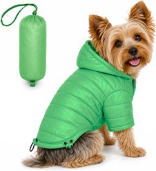 Pet Life Lightweight Sporty Avalanche Dog Coat, Green, X-Large