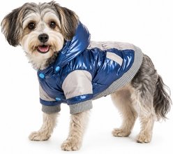 Pet Life Sporty Vintage Aspen Dog Ski Jacket, Blue, X-Small