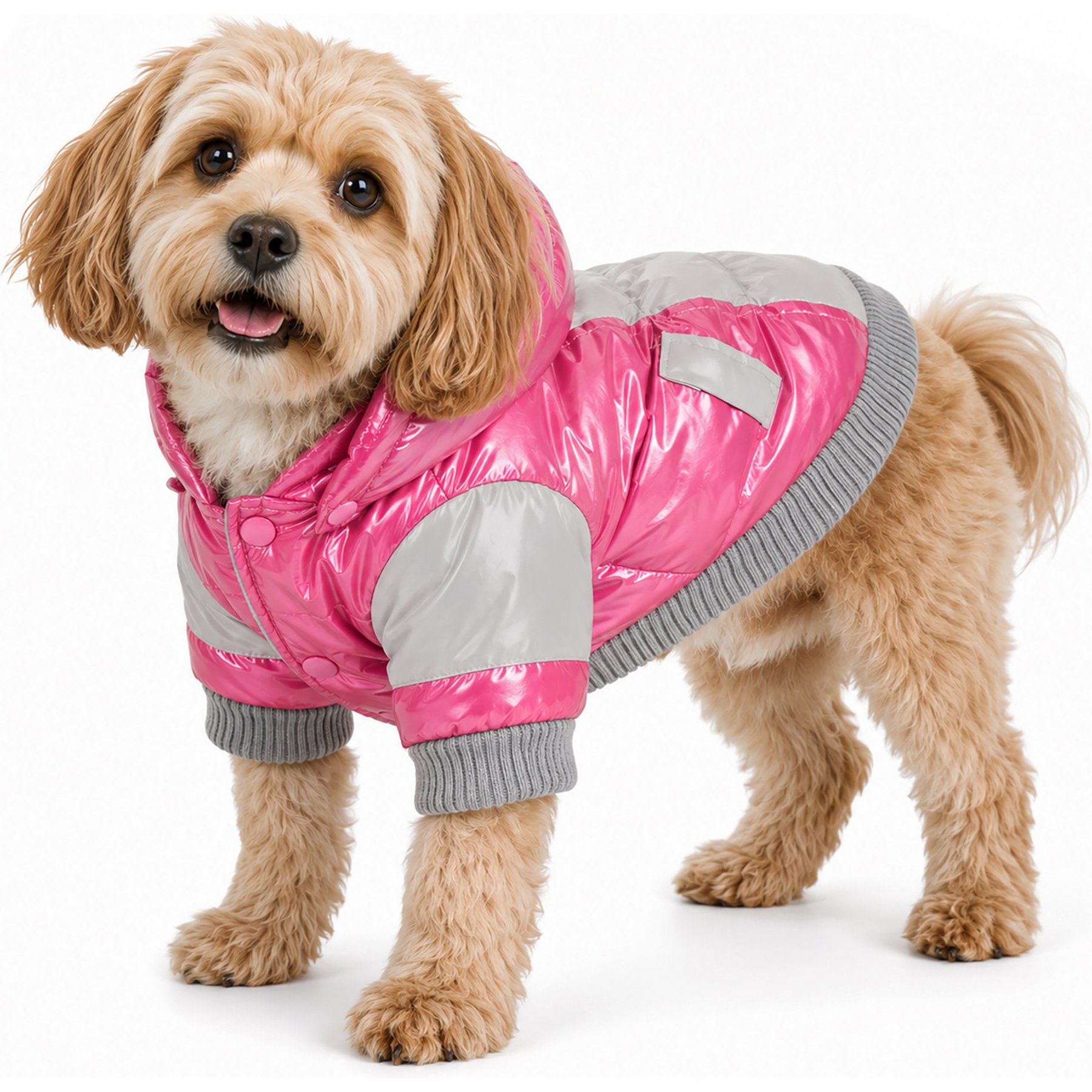 Pet Life Sporty Vintage Aspen Dog Ski Jacket, Pink, Small