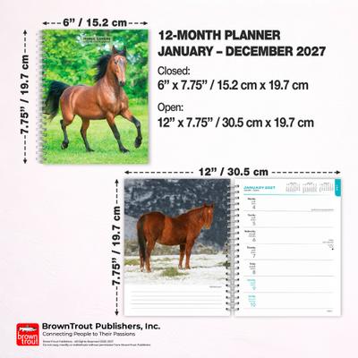 Show full view: BrownTrout Publishers Horse Lovers 2027 Engagement Calendar slide 7 of 9