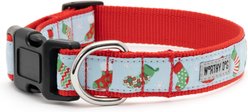 The Worthy Dog Stockings Were Hung Adjustable Dog Collar, Blue, X-Small: 5 to 11-in neck, 1/2-in wide slide 2 of 3