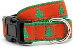 The Worthy Dog Shimmering Spruce Adjustable Dog Collar, Red, X-Small: 5 to 11-in neck, 1/2-in wide