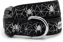 The Worthy Dog Creepy Crawler Adjustable Dog Collar, Black, Large: 14 to 20-in neck, 1-in wide