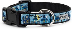 The Worthy Dog Haunting Adjustable Dog Collar, Blue, Small: 8 to 14-in neck, 5/8-in wide slide 2 of 3