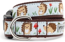 The Worthy Dog Hedgehog Adjustable Dog Collar, Blue, Medium: 11 to 17-in neck, 1-in wide