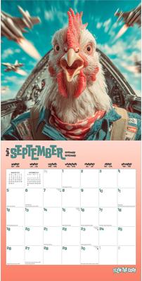 Show full view: BrownTrout Publishers Flew the Coop 2027 Wall Calendar slide 4 of 9